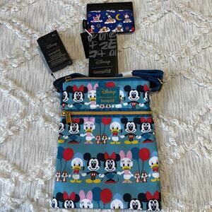 Loungefly Mickey Fab 6 Baloon Purse, Micky Baby Clouds Wallet Disney Pin